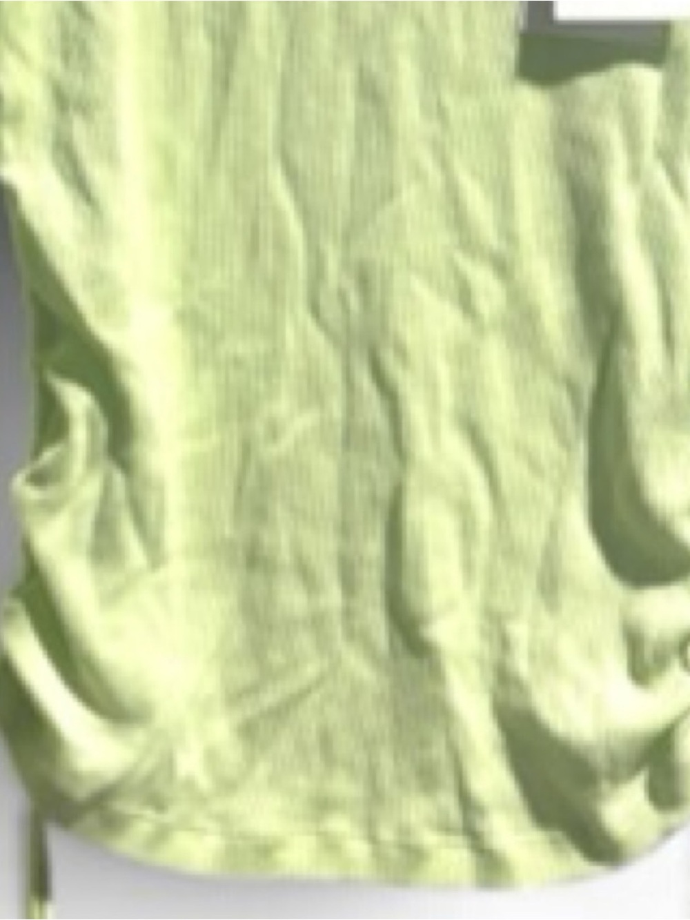 Helmut Lang Base Double Ribbed Ruched Top - Picture 5 of 13